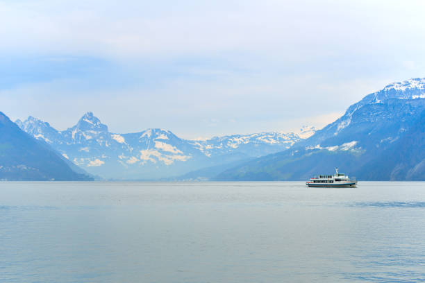 istock Passenger ship in Lake Luzern 693278102