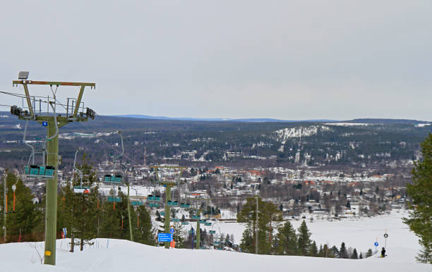 istock The Ounasvaara mountain skiing resort 693279824