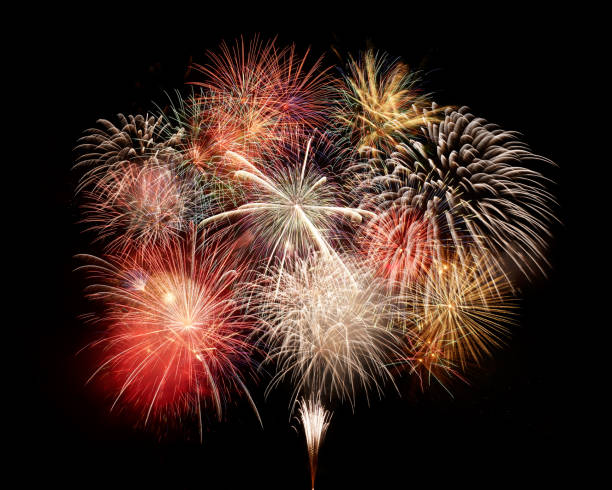 istock the fireworks in the night sky 693294424