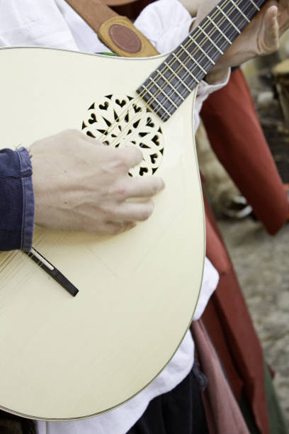 istock Musician with lute 693298234