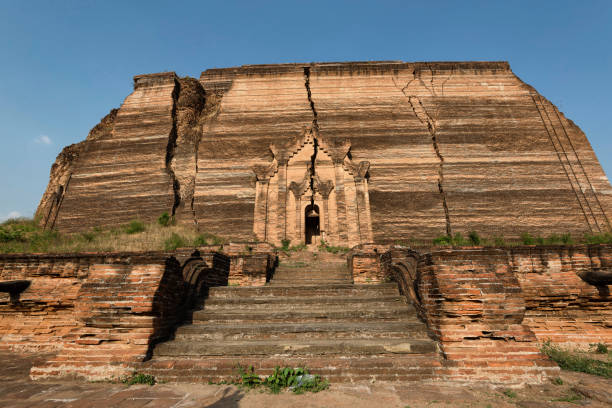 istock Mingun Pagoda, ancient ruins in Mingun, Mandalay, Myanmar 693307014