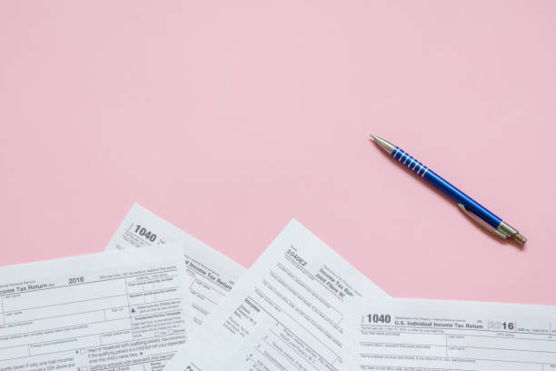 istock Calculating taxes concept 693310440