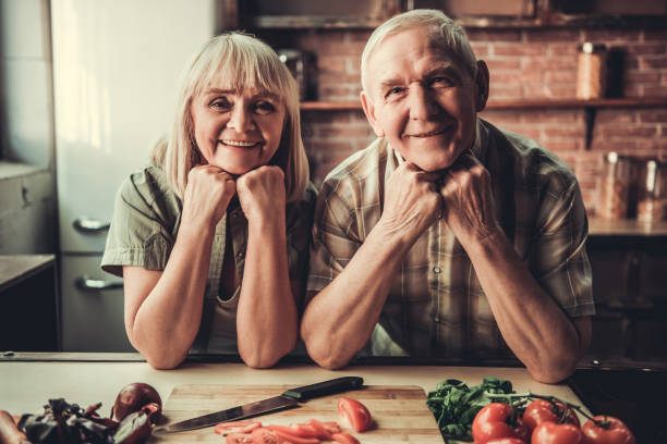 istock Happy senior couple 693314772