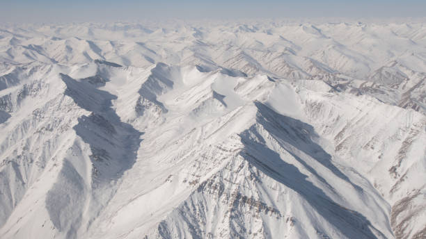 istock top view of white snow mountain 693317496