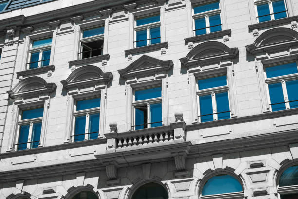 istock beautiful old residential building facade 693333010