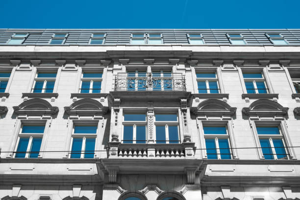 istock beautiful old residential building facade 693333020