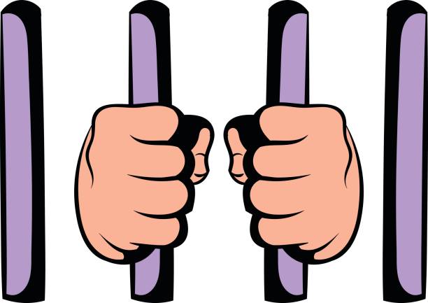 Man Behind Jail Bars Icon Icon Cartoon Stock Illustration - Download Image Now - Prison Bars, Hand, Behind - iStock Man Behind Jail Bars Icon Icon Cartoon Stock Illustration - Download Image Now - Prison Bars, Hand, Behind - iStock
