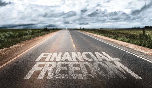 Financial Freedom Financial Freedom sign debt photos stock pictures, royalty-free photos & images