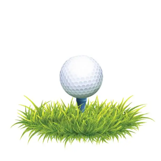 Vector illustration of Golf Ball Background