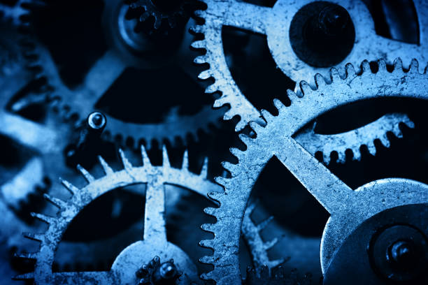 istock Grunge gear, cog wheels background. Industrial science, clockwork, technology. 693363498