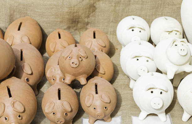istock Clay piggy banks 693370280