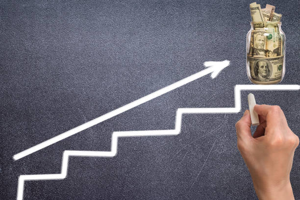 istock Person Hand Showing Dollar Growth Chart 693370510