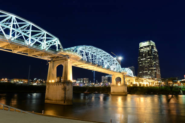 istock Shelby Bridge in Downtown Nashville 693373748