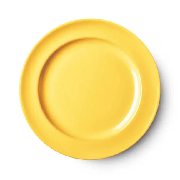 Photo of Simple white circular plate