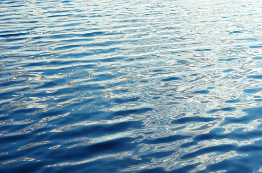 Blue water ripple surface background