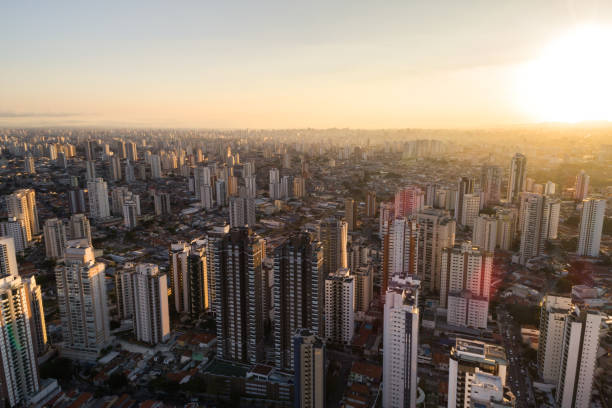 istock City Skyline Skyscrapers - Aerial View 693380640