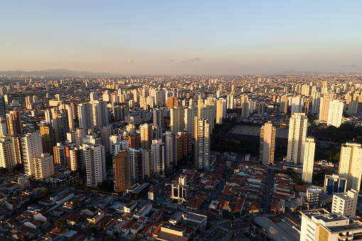 Aerial View of Tatuape, Sao Paulo, Brazil
