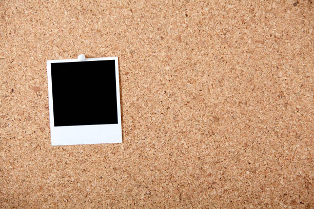 istock Blank Corkboard with Instant Photo Frame 693380860