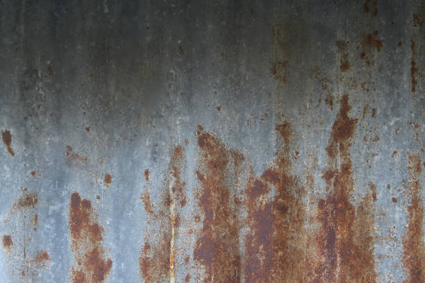 istock Old zinc roof rust textured for background 693381498