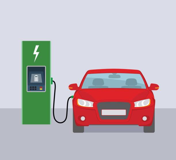 290+ Electric Car Charging Stations Usa Stock Illustrations, Royalty ...