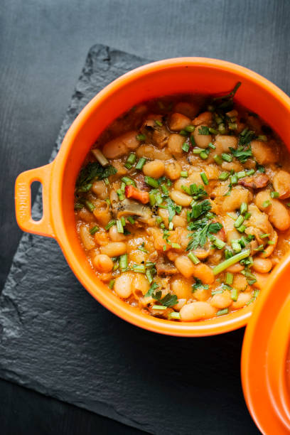 istock portuguese feijoada de marisco bean and seafood traditonal stew tapas dish 693386428
