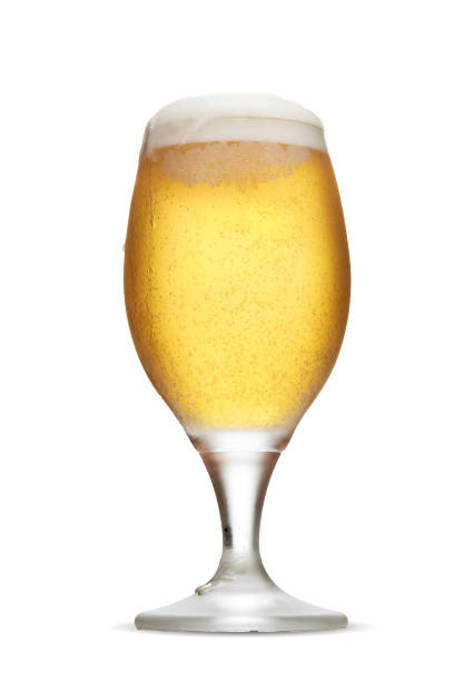 istock Glass of beer with foam 693394374