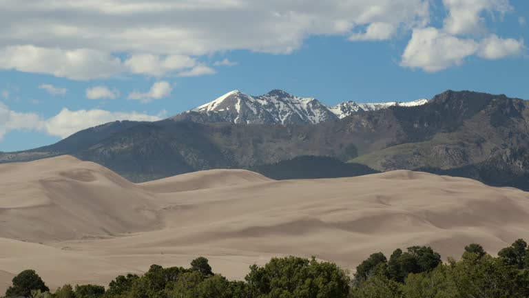 Great Sand Dunes National Park Sangre de Cristo Mountains time lapse Colorado