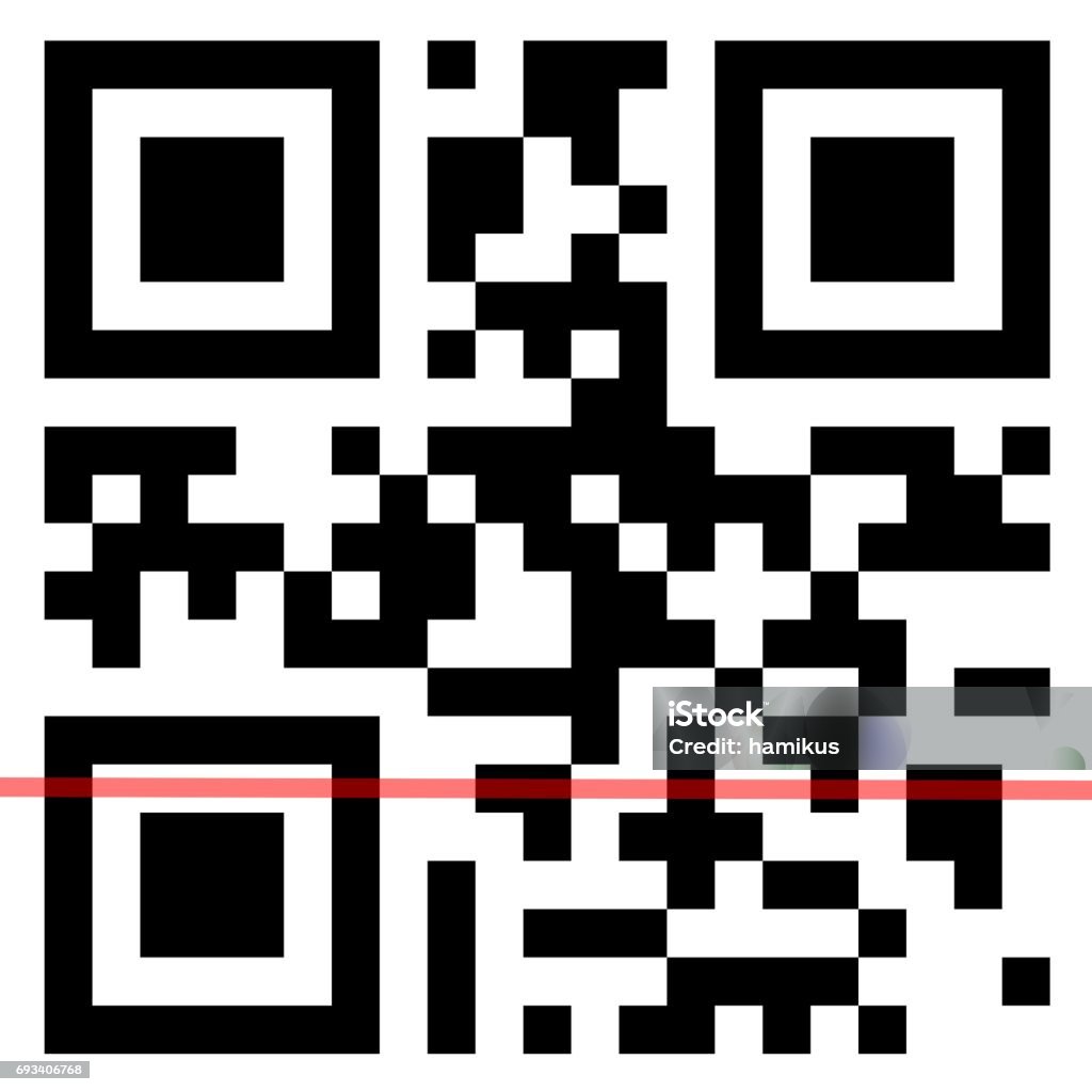 Qmid Code Qr Code Stock Illustration - Download Image Now - Bar Code Reader ...