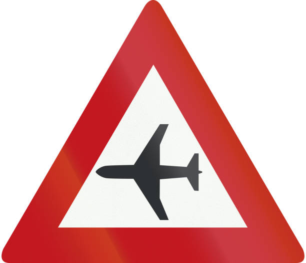 istock Netherlands road sign J30 - Low-flying aircraft 693419122