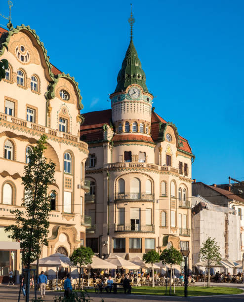 istock Oradea city center Union Square, Bihor, Romania 693429754