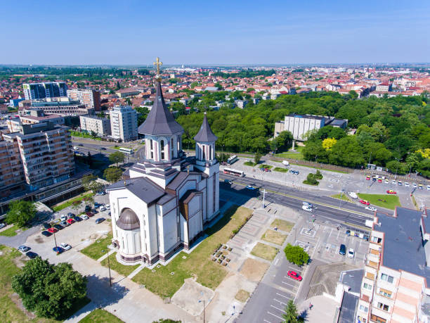 istock Oradea Cathedral in the city center 693430022