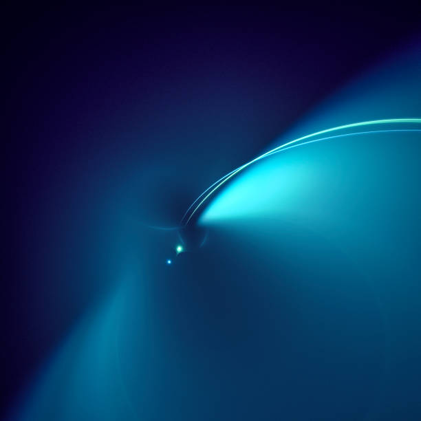 istock High resolution blue and purple fractal background. 693439926