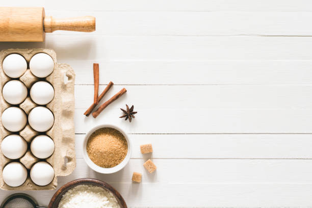 istock Baking ingredients / cooking food bread pastry or cake 693440082
