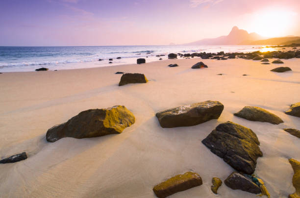 istock Sunset at Bai nhat beach, Condao island - Vietnam. 693463752