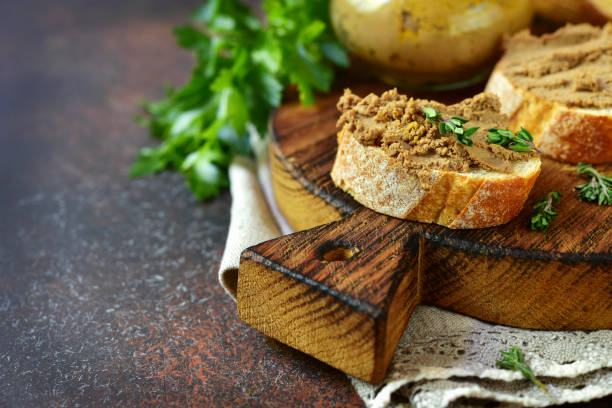istock Homemade liver pate with vegetables 693474612