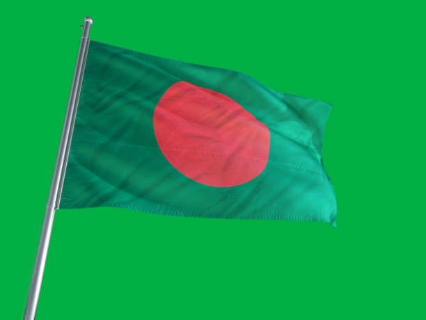 istock Bangladesh Flag on Green-Screen 693475216