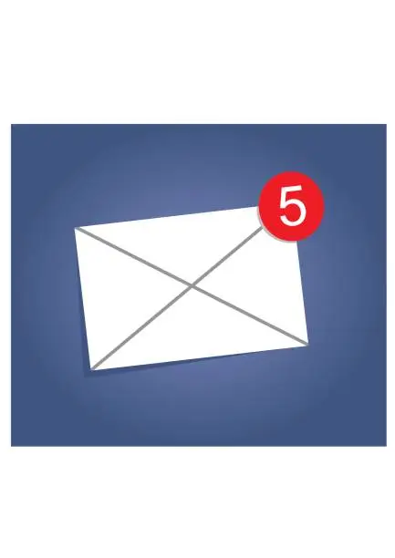 Vector illustration of you've got mail