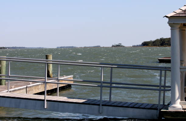 Kiawah Island, South Carolina walkway pier dock.