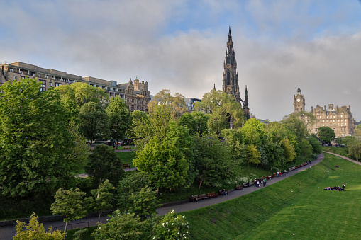 Edinburgh City Cloudy Day 1 Stock Photo - Download Image Now ...
