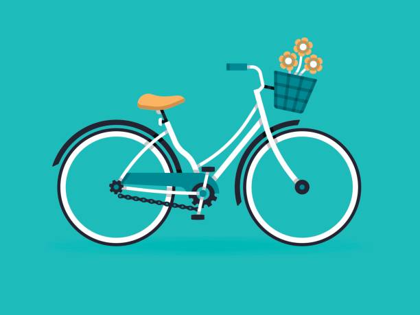 illustrazioni stock, clip art, cartoni animati e icone di tendenza di bicicletta - bicicletta elettrica