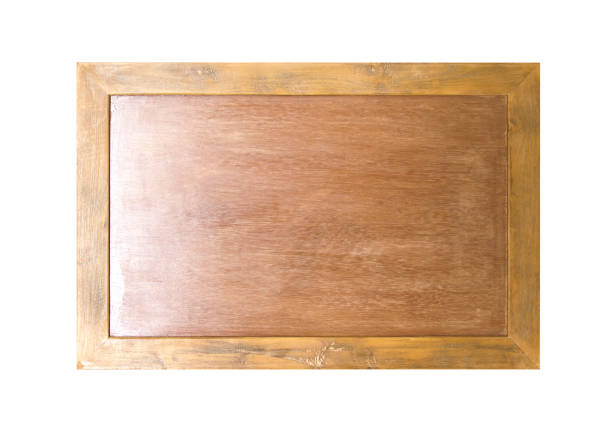 istock Wood board isolated on white background. 693504328