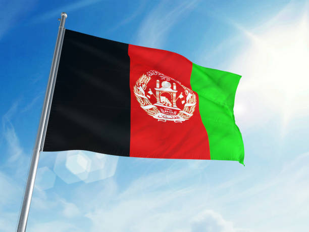 istock Afghanistan Flag on a Cloud Background 693509978