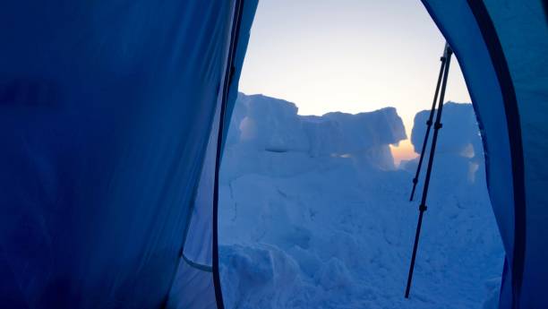 istock The morning welcomed with a tent 693512316