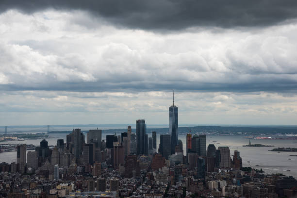 istock View of a storm above Manhattan 693523408