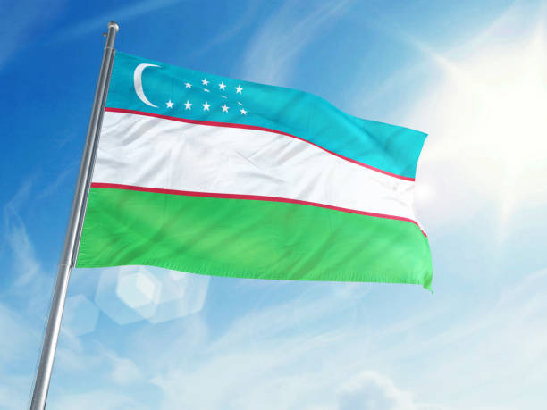 istock Uzbekistan on a Cloud Background 693525484