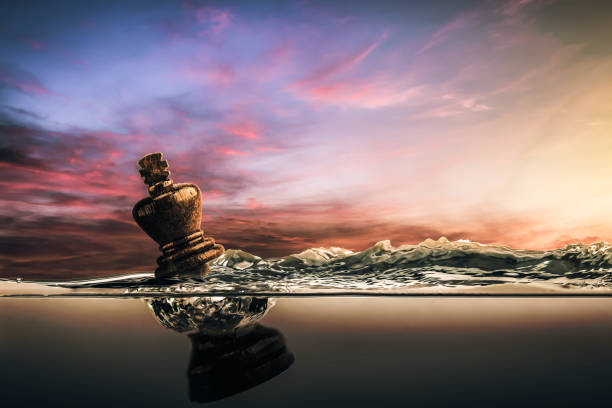 The chess in the sea