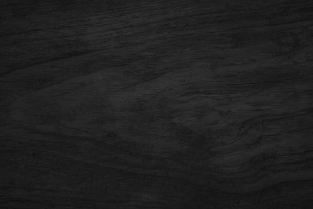 istock Black wood texture black background. Blank for design 693528652