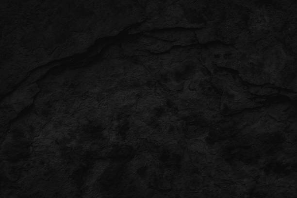 istock Black Stone background. Dark gray texture close up high quality May be used blank for design. Copy space 693529260