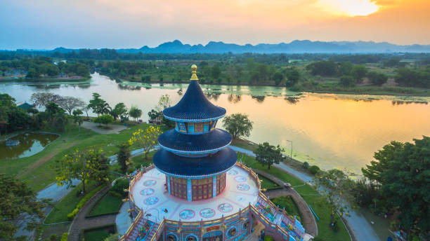 istock beautiful pagoda in Chinese style 693548468