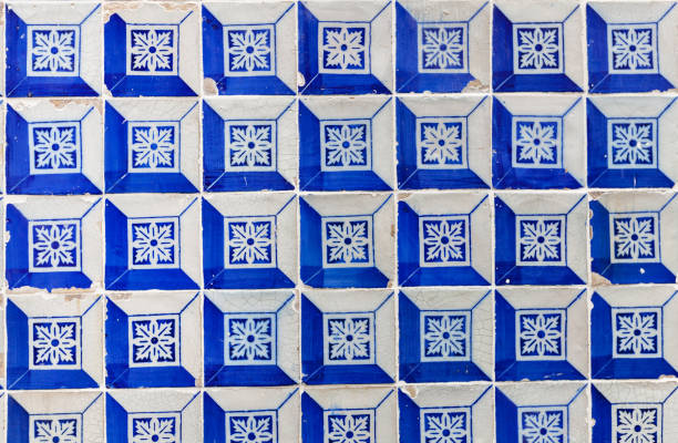 istock Traditional ornate portuguese decorative tiles azulejos 693554810